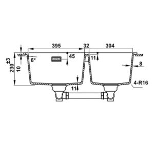 CHẬU ĐÁ ĐÔI HAFELE ESSENCE HS22-GEN2S90 MÀU XÁM 577.25.510 - 577 25 310 510 dimd1 457x431 crop center