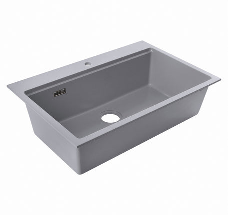 CHẬU ĐÁ ĐƠN HAFELE ESSENCE HS22-GEN1S90M MÀU XÁM 577.25.530 - 577 25