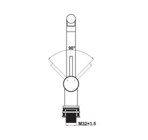 VÒI BẾP HAFELE HT21-CH1P254 ( 577.55.200 ) - 577 55 200 dimd 1 457x431 crop center