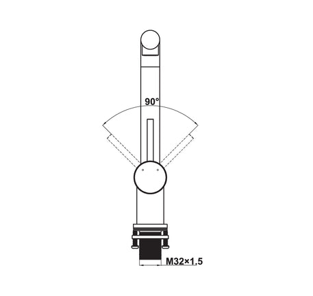 VÒI BẾP HAFELE HT21-CH1P254 ( 577.55.200 ) - 577 55