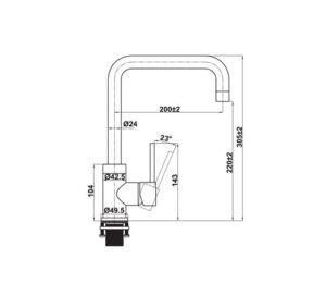 VÒI RỬA BÁT HAFELE HT21-CH1F220U 577.55.250 - 577 55 250 dimd 2 457x431 crop center