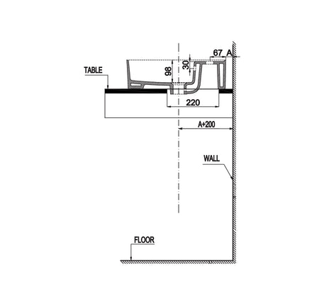 Chậu sứ đặt bàn Hafele - Sapporo 500 - 588 79