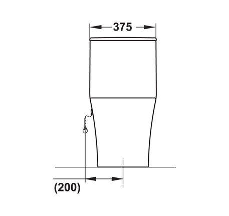 Bồn cầu một khối Hafele Sapporo - 588 79