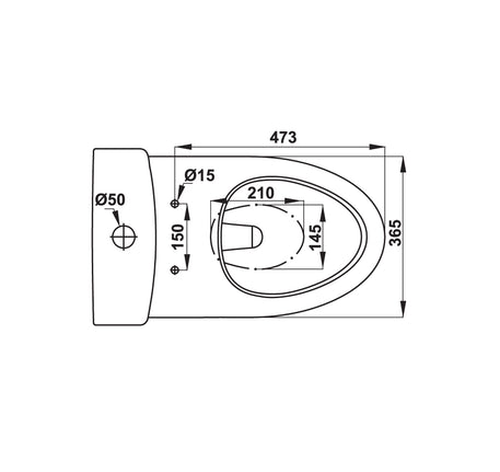 Bồn cầu một khối Hafele Sapporo - 588 79