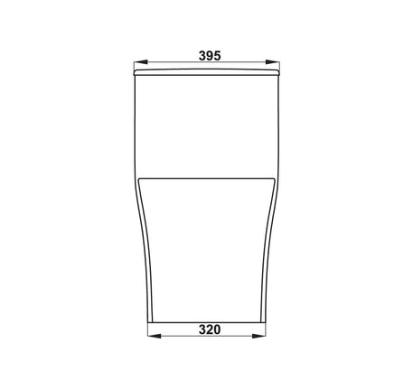 Bồn cầu một khối Hafele Sapporo - 588 79