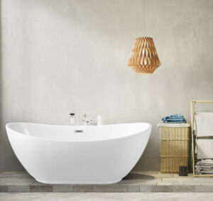Bồn tắm độc lập Hafele - Nagoya hình bầu dục 1700