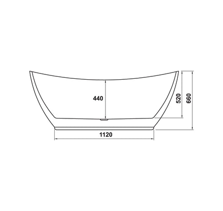 Bồn tắm độc lập Hafele - Nagoya hình bầu dục 1700 - 588 99