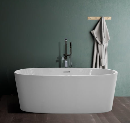 Bồn tắm độc lập Hafele - Nagoya hình bầu dục 1700 - 588 99 620 apic 3 457x431 crop center 1