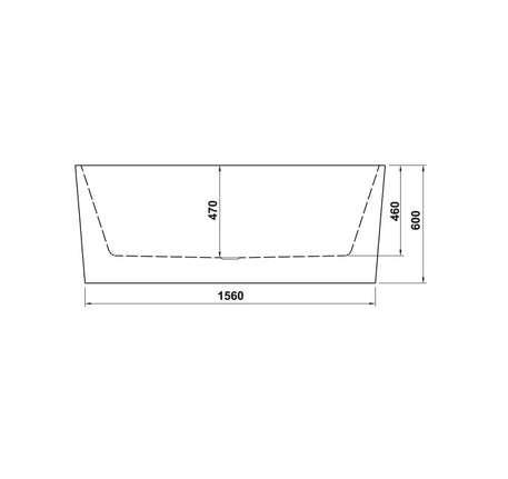 Bồn tắm độc lập Hafele - Nagoya hình bầu dục 1700 - 588 99