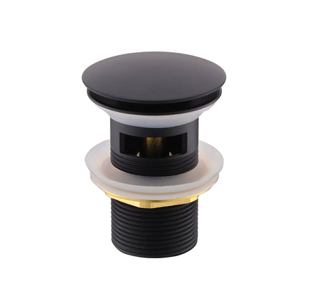 Bộ xả nhấn cho chậu Hafele có xả tràn, màu đen - 589 25