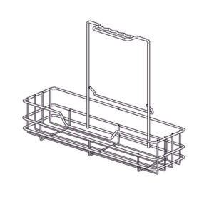 Bộ rổ đựng dụng cụ vệ sinh Hafele - VIOLA - 595 04 095 dimd1 457x431 crop center