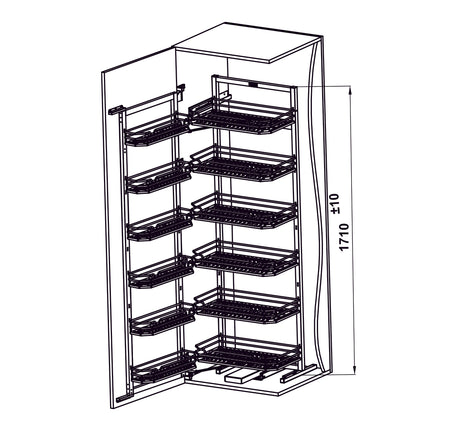 Rổ tủ đồ khô nan Ovan Hafele - KARA SWING - 595 71 043 73 dimd 0f78e0fb 24aa 418b af1b