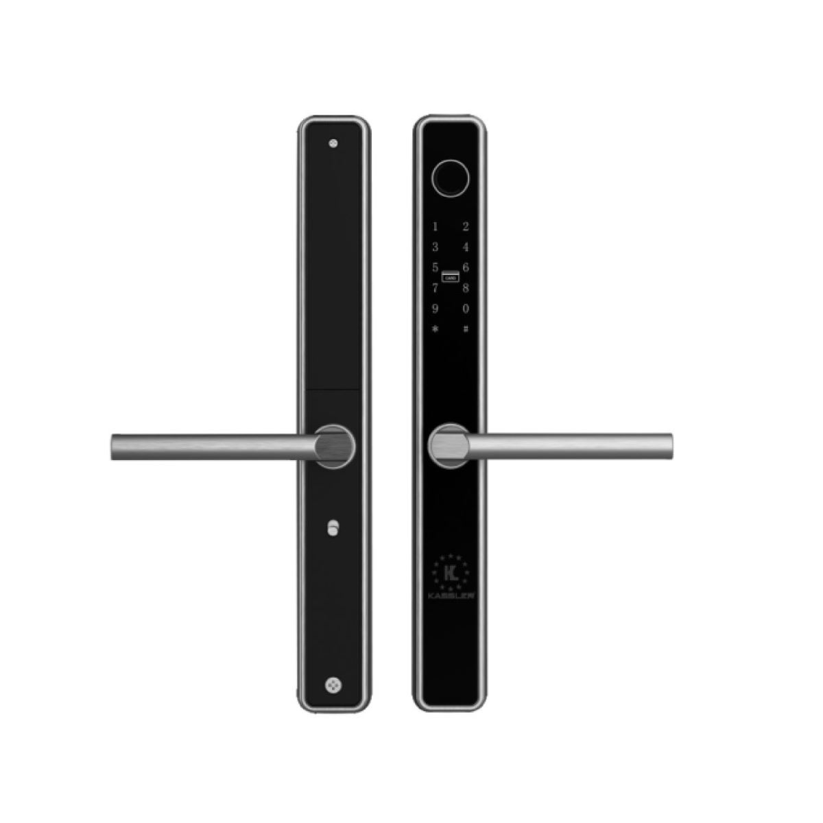 KHÓA VÂN TAY CỬA NHÔM THÔNG MINH KASSLER KL 599I APP - 599i 01 1