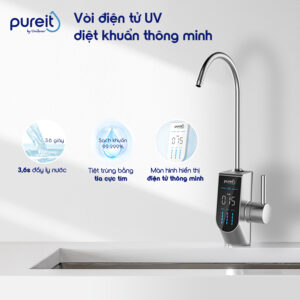 MÁY LỌC NƯỚC PUREIT UNILEVER DELICA UR5840 ÂM TỦ BẾP - 6 2