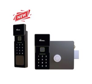 Khoá cửa cổng sắt Demax SL608 GB chống nước , App wifi - Của Đức