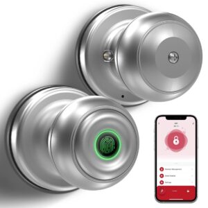 Khóa cửa vân tay thông phòng Demax SL106 SV App Bluetooth - Của Đức