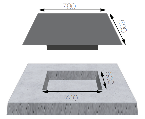BẾP TỪ 4 VÙNG NẤU KAFF KF-HIDE 868I - 65 1