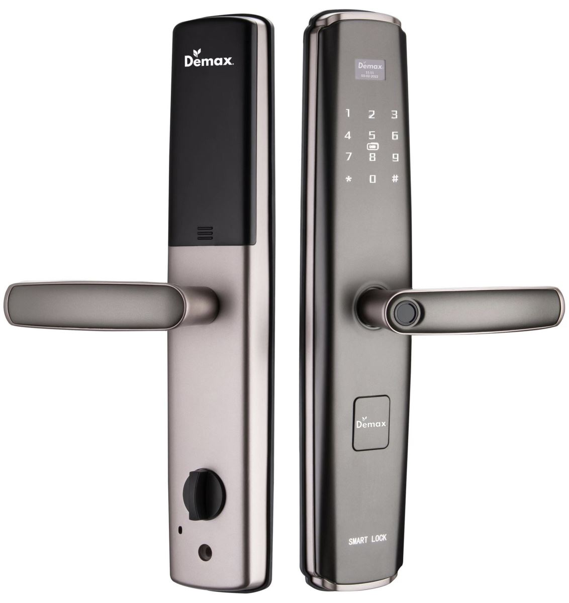 Khóa cửa vân tay - App Wifi Demax SL666 RM (Màu Đồng) - Công Nghệ Đức - 666 rm 1