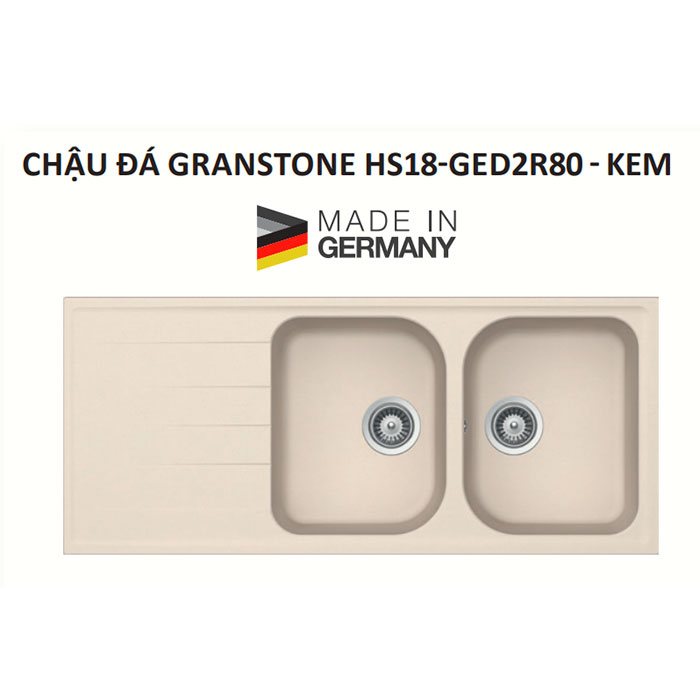 CHẬU GRANSTONE HAFELE HS18-GED2R80 MÀU KEM 570.35.460 - 6661b2e1 13f9 4e29 bf48 4c78c379705c