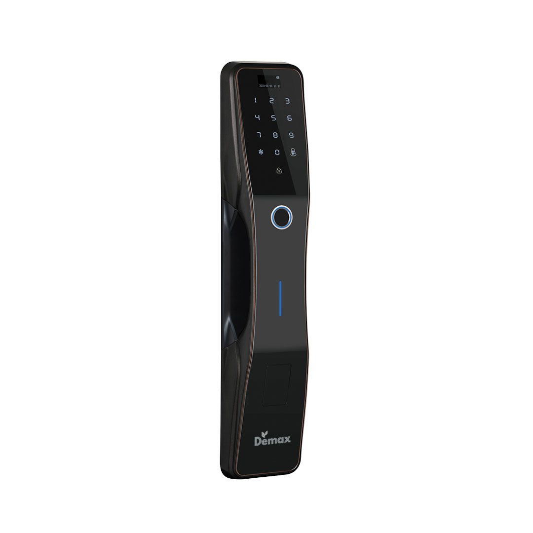Khóa vân tay App Wifi Demax SL668BL – Máu xám đen – Đức