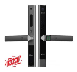 Khoá cửa nhôm thông minh Demax El689 GS - Chống nước App Wifi tích hợp camera an ninh của Đức