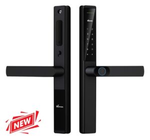 Khoá vân tay cửa nhôm Demax El699 Lux BL App wifi - Chống nước của Đức