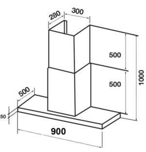 MÁY HÚT MÙI TOA NGANG KAFF KF-991 - 8 17