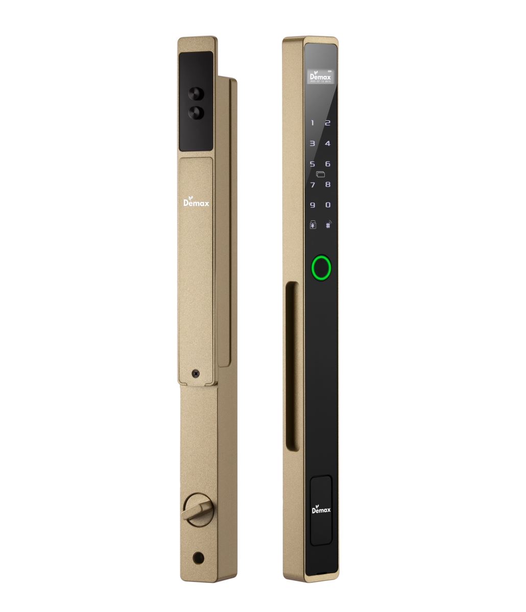 Khoá cửa vân tay Demax SL808 CG CNC App Wifi, Remote chống nước của Đức