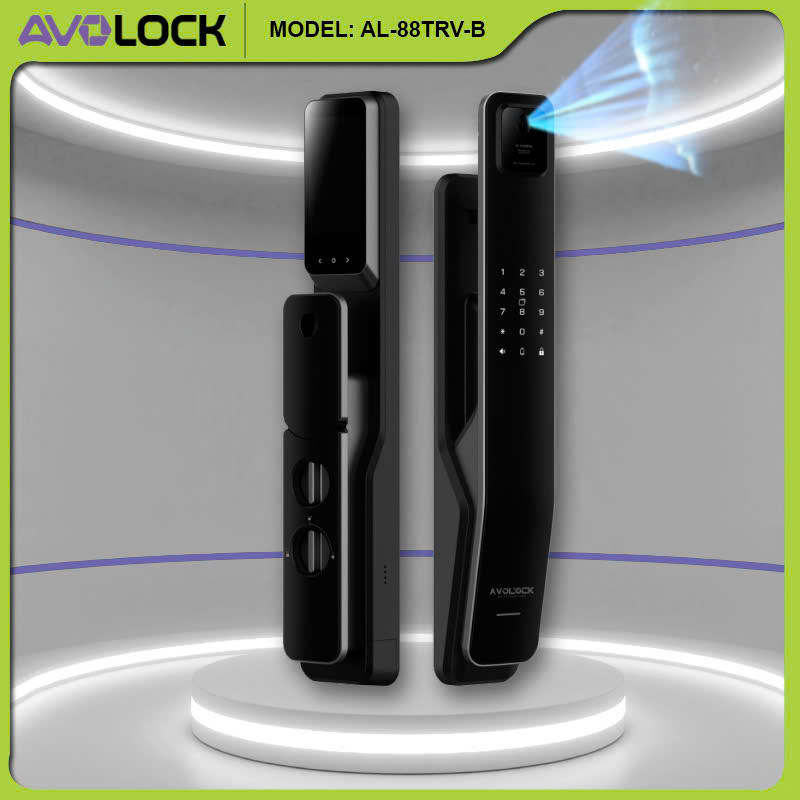 Khoá thông minh Avolock AL-88TRV-B App wifi, video call - 88trv b 1