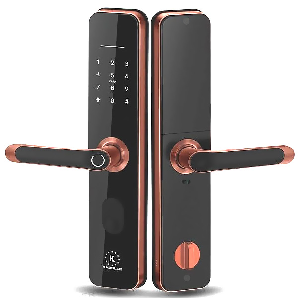 KHOÁ CỬA VÂN TAY KASSLER KL 696 RED BRONZE APP REMOTE