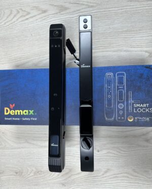 Khoá vân tay Demax SL901 BL Face ID, App Wifi,Camera chuông cửa Của Đức chống nước - 901 1