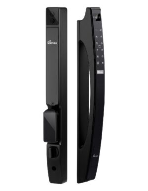 Khoá cửa nhôm vân tay chống nước Demax SL902 BL Face ID Remote, App Wifi Của Đức