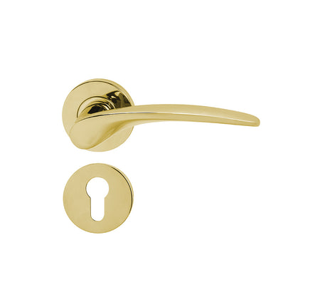 Tay nắm gạt có nắp che cho cửa phòng Hafele - Đồng bóng PVD - 903 98 147 ppic 457x431 crop center 1