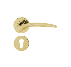 Tay nắm gạt có nắp che cho cửa phòng Hafele - Đồng bóng PVD