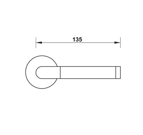 Tay nắm gạt có nắp che Hafele - 903 99