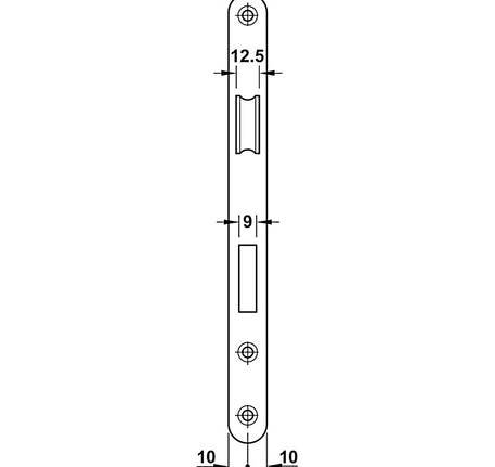 Thân khóa Hafele SASHLOCK - 911 02