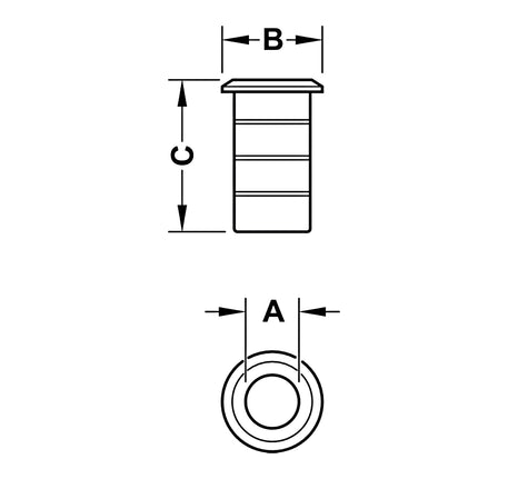 Nắp chốt âm Hafele - 911 62