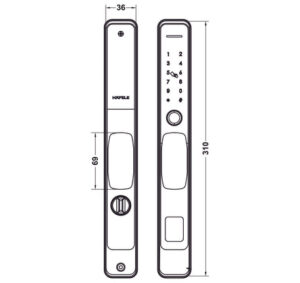 KHÓA ĐIỆN TỬ HAFELE DL6600 - 912 20 144 dimd 457x431 crop center