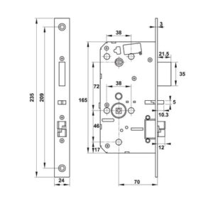 Khóa điện tử Hafele DL7600 ( Không bao gồm Pin ) - 912 20 230 231 232 233 dimd2 4fb261d7 5c3b 4779 80c0 36a1b5e8cf95 457x431 crop center
