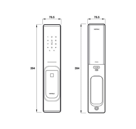KHÓA ĐIỆN TỬ HAFELE PP8100 (KHÔNG BAO GỒM PIN) - 912 20 260 261 262 263 dimd2 79617edb 6f48 4070 bb3f