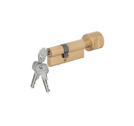 Ruột khóa Hafele 1 đầu chìa, 1 đầu vặn 71mm - 916 96