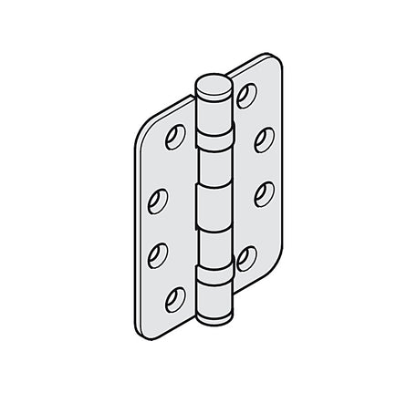 Bản lề lá Hafele chống cháy 127x89x3 - 2 vòng bi - 926 98