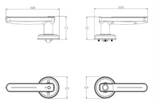 Khóa cửa vân tay Demax SL109 BL App Bluetooth Của Đức - 928a4285c4bc1ce245ad 3