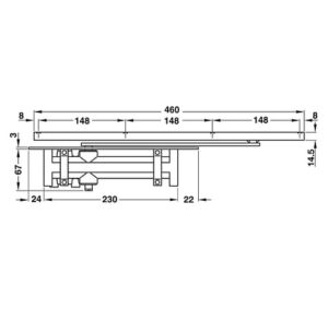 Thiết bị đóng cửa tự động âm Hafele DCL31 931.84.088 - 931 84 088 dimd 457x431 crop center
