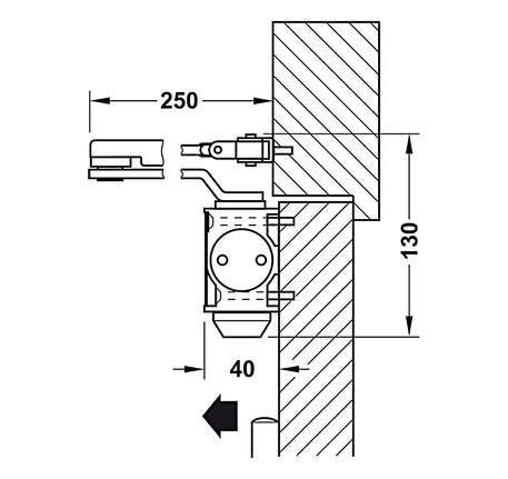 Thiết bị đóng tự động Hafele DCL 15 - 931 84