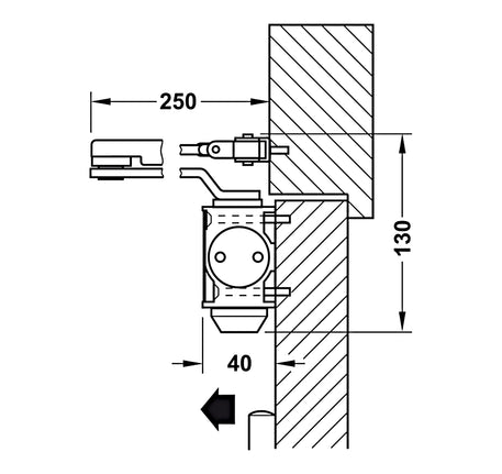 Thiết bị đóng tự động Hafele DCL 15 - 931 84