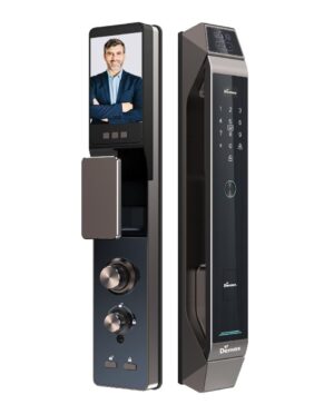 KHÓA CỬA FACE ID APP WIFI DEMAX SL968 BROWN CNC