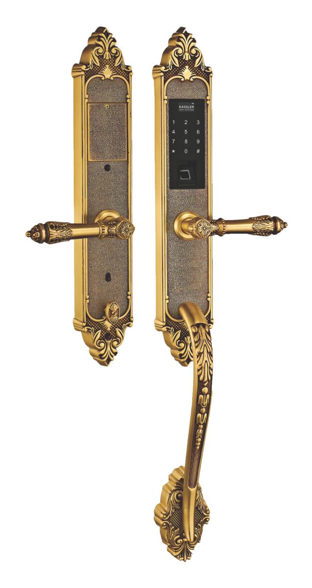 KHOÁ VÂN TAY TÂN CỔ KASSLER KL 969C GOLD CHỐNG MƯA - 969 c 1