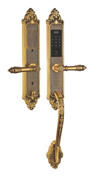 KHOÁ VÂN TAY TÂN CỔ KASSLER KL 969C GOLD CHỐNG MƯA