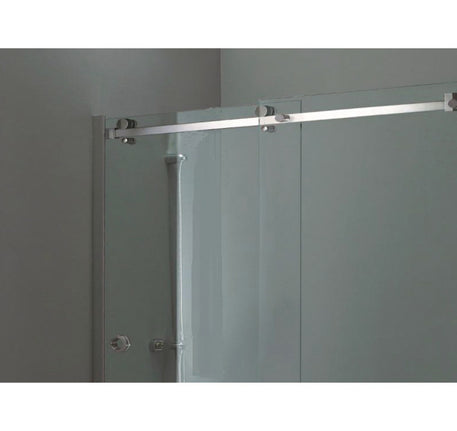 Bộ phụ kiện Hafele với ray trượt 2000 mm - Bộ cửa trượt phòng tắm kính (vuông) - 981 71